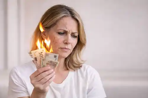 Wirkungslos Geld verbrennen